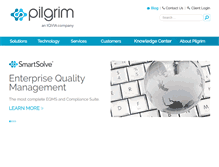 Tablet Screenshot of pilgrimsoftware.com